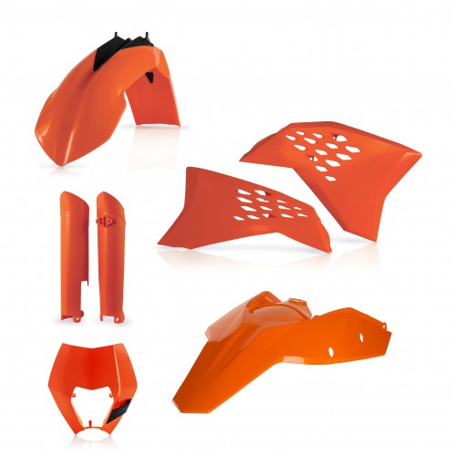 KIT PLÁSTICOS COMPLETO ACERBIS KTM EXC / EXC-F 2008-2011 LARANJA KIT PLÁSTICOS COMPLETO ACERBIS KTM EXC / EXC-F 2008-2011 LARANJA